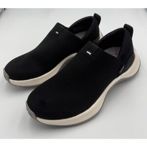 NIB Ryka Encore Knit Black/White Slip-On Sneakers Size 6 Women's